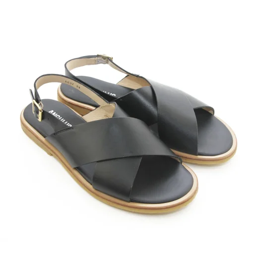 Angulus 5637 Sort Slingback Remsandal