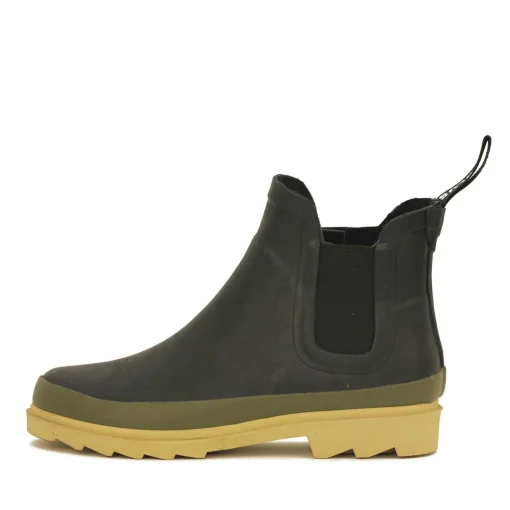 Angulus 1052-001 Sorte-oliven Dame Gummistøvler