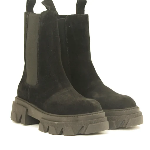 Bella Moda V21106 Chunky Sort Velour Chelsea