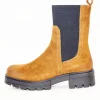Bella Moda V22654 Ruskind cognac Chelsea boot