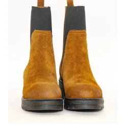 Bella Moda V22654 Ruskind cognac Chelsea boot