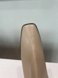 Billi Bi - A3523 - hælstøvle m. kantet snude - beige