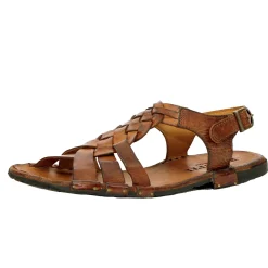 Bubetti 3456 Cognac Patina  rem sandal med flet