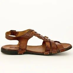 Bubetti 3456 Cognac Patina  rem sandal med flet