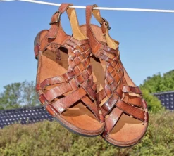 Bubetti 3456 Cognac Patina  rem sandal med flet