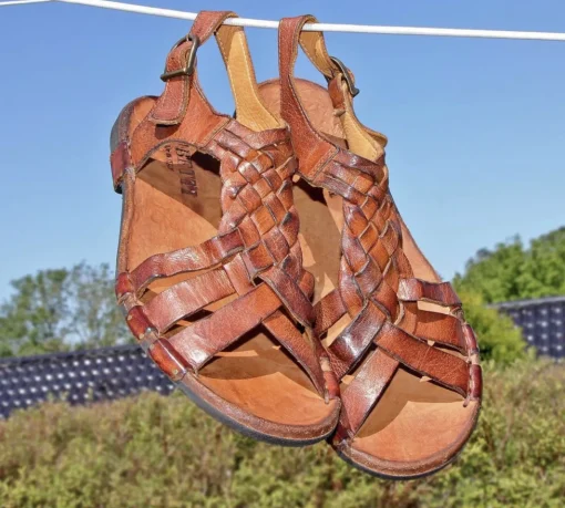 Bubetti 3456 Cognac Patina  rem sandal med flet
