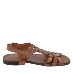 Bubetti 3456 Kork Patina  rem sandal med flet