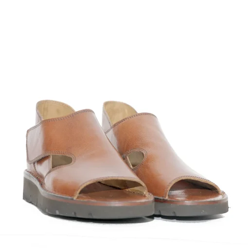 Bubetti 9968 Letvægtssål Cognac  rem sandal