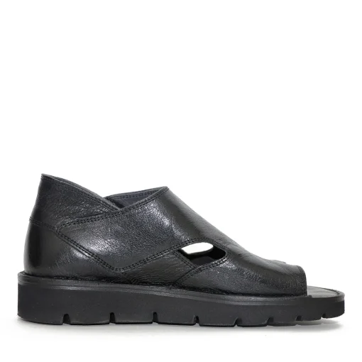 Bubetti 9968 Letvægtssål Sort  rem sandal