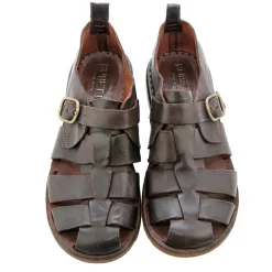 Bubetti Herre Fisherman Sandal 8674 Kastanje Patina
