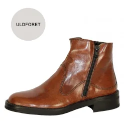 Bubetti 2558M Cognac Damestøvle i skind med foer