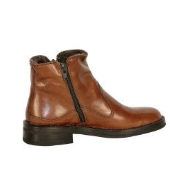 Bubetti 2558M Cognac Damestøvle i skind med foer