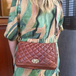 Campomaggi Crossbody Quilt Cognac