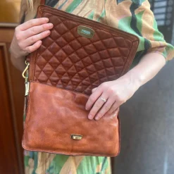 Campomaggi Crossbody Quilt Cognac