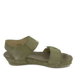 Cashott olive nubuck knapsandal