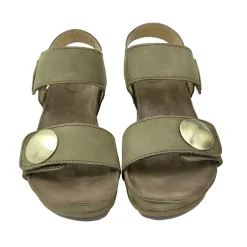 Cashott olive nubuck knapsandal