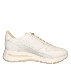 DLSport 6561 Hvid Sneaker med lynlås & Snøre