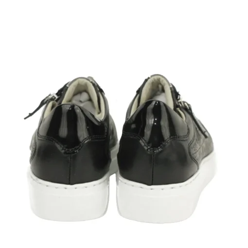 DLSport 5601 Sort Sneaker-lynlås-snøre
