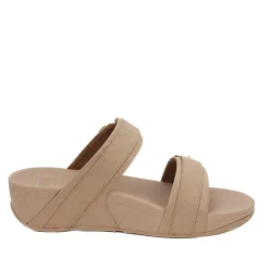 Fitflop EU8-137 Lulu Shim Adj.Slide Beige