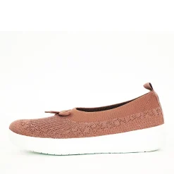 Fitflop-E90 Uberknit Bal. Bow Warm Rose