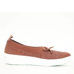 Fitflop-E90 Uberknit Bal. Bow Warm Rose