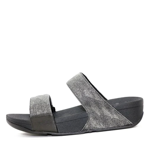 Fitflop-ET6-090 Lulu Slide Sølv