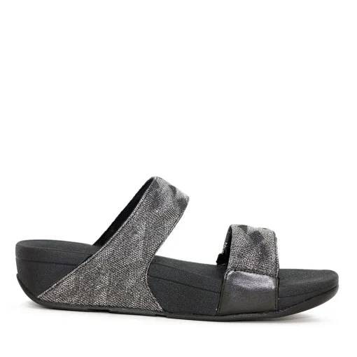 Fitflop-ET6-090 Lulu Slide Sølv