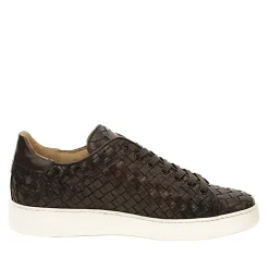 Giorgio Herre 18566 Flettet sneaker kastanje brunt skind