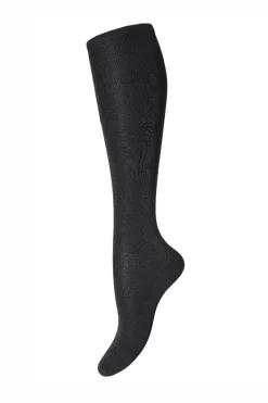 MP Denmark 89508 Sort Glitter lange strømper