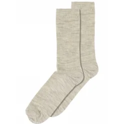 MP Denmark Fine Wool Rib Socks 50102 Beige