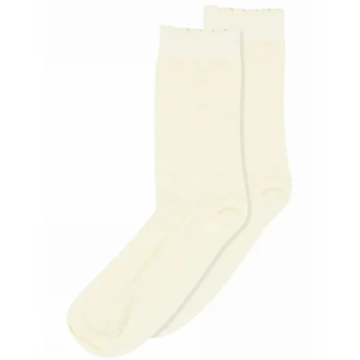 MP Denmark Grace Wool & Silk Socks 59544 Hvid