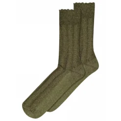 MP Denmark Julia Glitter Socks 59542 Grøn