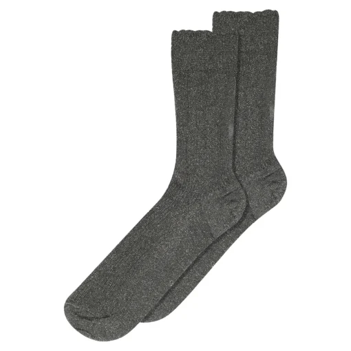 MP Denmark Julia Glitter Socks Grå 59542