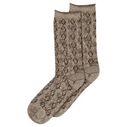 MP Denmark Pytha Glitter Socks 79697 Brun
