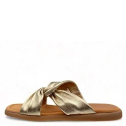 Unisa Camby Guld Slip-inn Sandal På En Non-Slip Sål