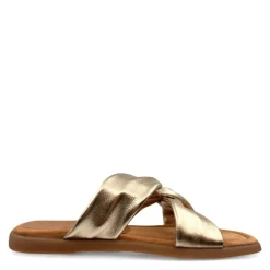 Unisa Camby Guld Slip-inn Sandal På En Non-Slip Sål