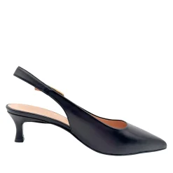 Unisa Ibon Sort slingback på 5 cm hæl