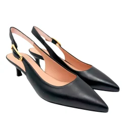 Unisa Ibon Sort slingback på 5 cm hæl
