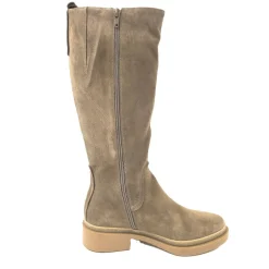 Wonders B-9224 Taupe Suede Lang støvle