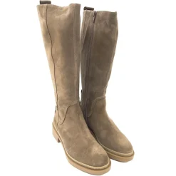 Wonders B-9224 Taupe Suede Lang støvle
