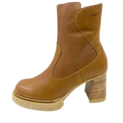 Wonders H-5210 Cognac Støvle Blokhæl