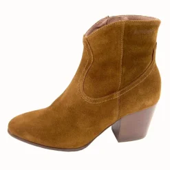 Wonders I-8912 Kort Suede cowboy støvle