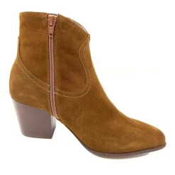 Wonders I-8912 Kort Suede cowboy støvle